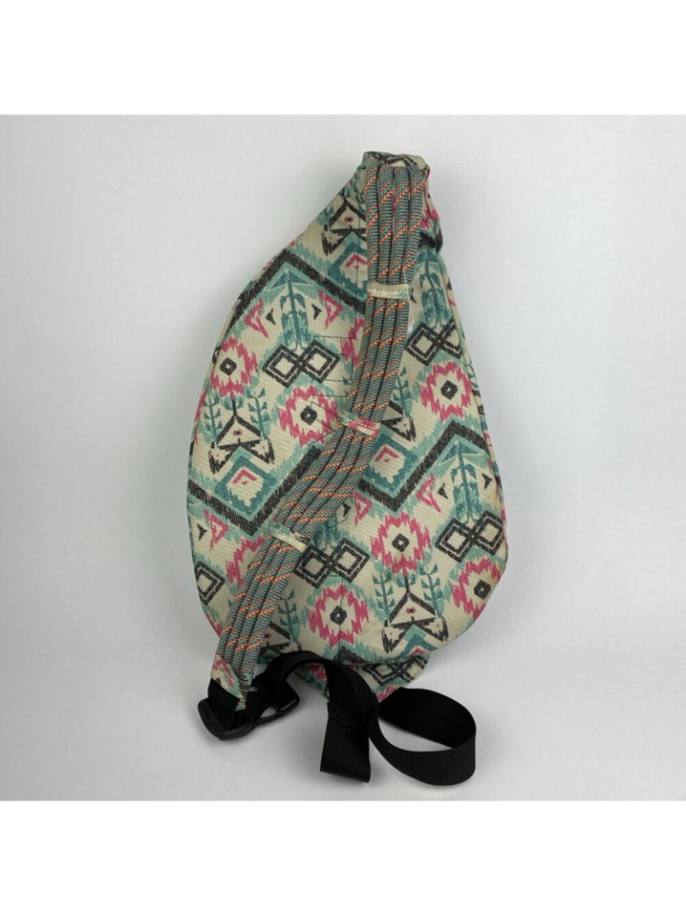 KAVU Island IKAT RARE HTF ROPE BAG MESSENGER SLING CROSSBODY Limited - Picture 3 of 3